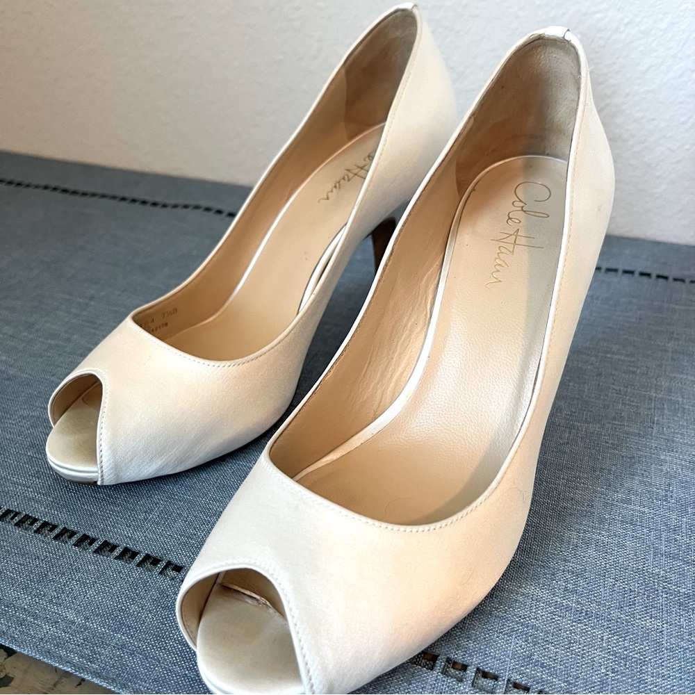 Cole Haan Bridal Heels 7.5